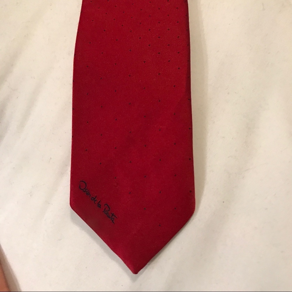 OSCAR DE LA RENTA Polka Dot Tie